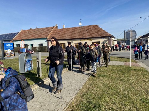 Vycházka Sokolů na 20. Josefský pochod okolo Hlubočku - 18.3.2023